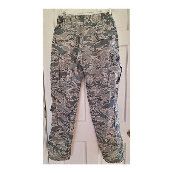Military US Air Force Pants Men's 34R Combat Camo Utility Cargo Trouser Fatigues - Picture 13 of 14